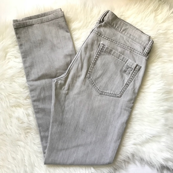 BCBG MaxAzria Low rise Jeans May Fashion Slim Grey Smoked Vintage 90s Y2K - Picture 1 of 7